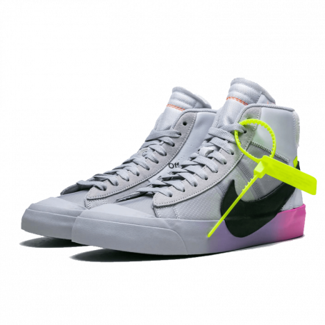 Nike Blazer Mid Off-White Wolf Grey Serena Queen