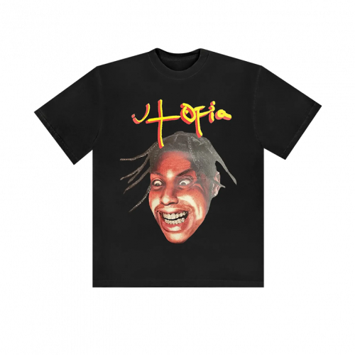 Travis Scott Utopia 2 Tee Black