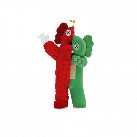 KAWS KACHAMUKKU Vinyl Figure Green Red
