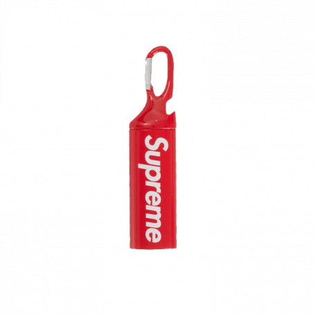Supreme Lighter Case Carabiner Red