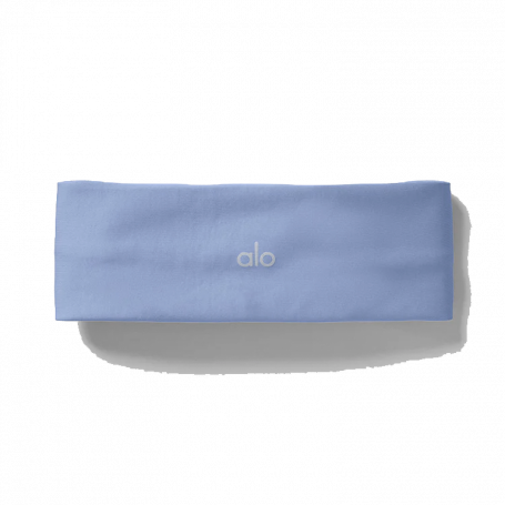 Повязка Alo Yoga Airlift Headband Crystal Clear Blue