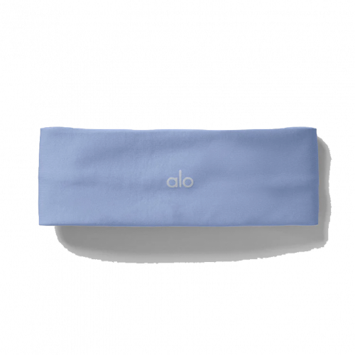 Повязка Alo Yoga Airlift Headband Crystal Clear Blue