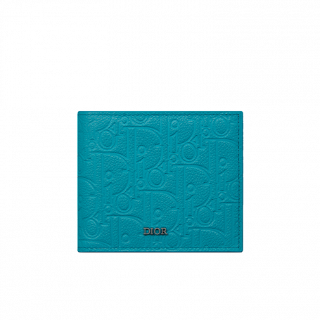 Dior Bifold Wallet Gravity Light Blue