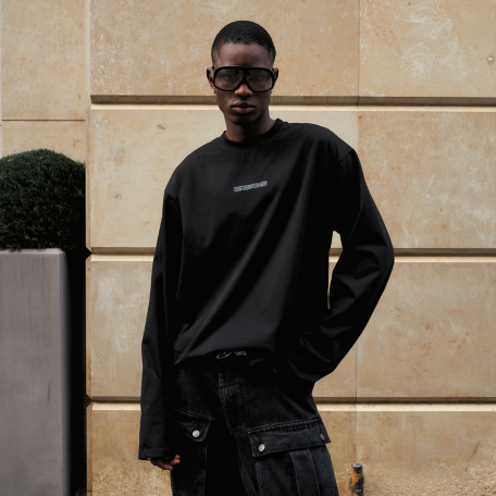 Лонгслив Sabe Basic Black Long Sleeve