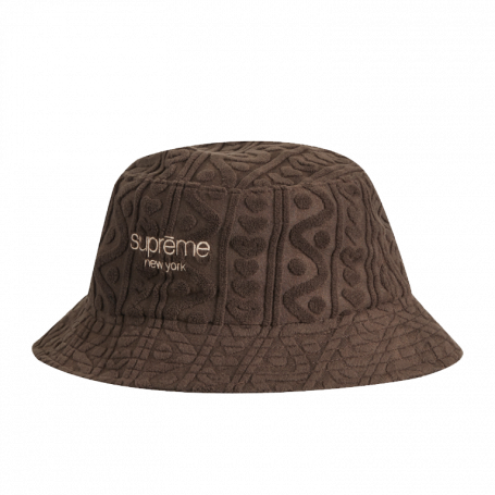 Supreme Terry Pattern Crusher Brown