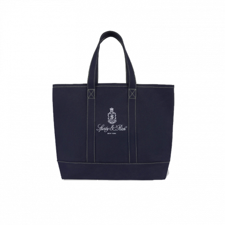 Сумка Sporty & Rich Vendome Tote Bag Navy/White