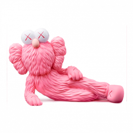 KAWS TIME OFF Vinyl Figure Pink