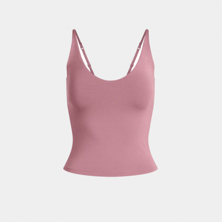 Топ SKIMS Smooth Layers Scoop Neck Cami Redwood