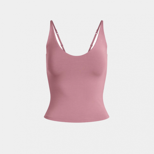 Топ SKIMS Smooth Layers Scoop Neck Cami Redwood