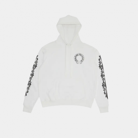 Худи Chrome Hearts Classic Logo Hoodie White
