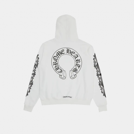 Худи Chrome Hearts Classic Logo Hoodie White