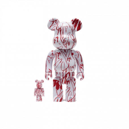 Bearbrick x Curtis Kulig LOVE ME 100% & 400% Set