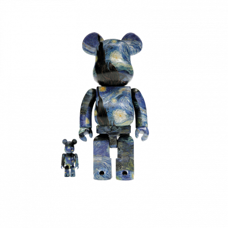 Bearbrick Vincent van Gogh The Starry Night 100% & 400% Set