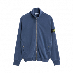 Stone Island Felpa Zip Sweatshirt Blue