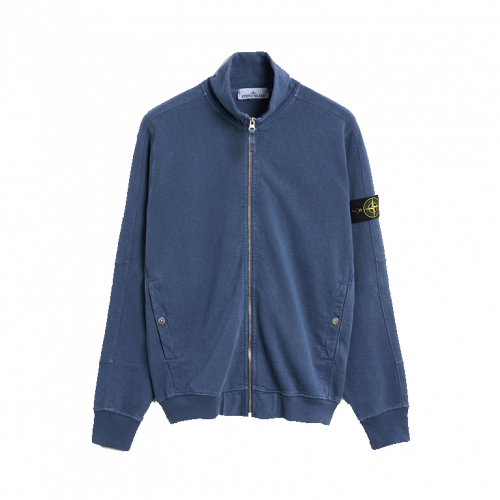 Stone Island Felpa Zip Sweatshirt Blue