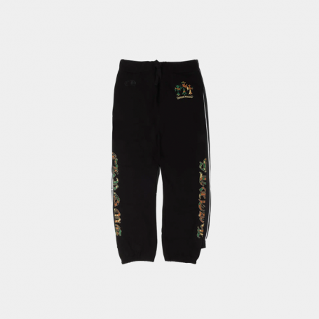 Штаны Chrome Hearts Camo Triple Cross Sweatpants Black