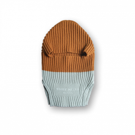Stone Island Marina Passamontagna Balaclava Orange/Gray