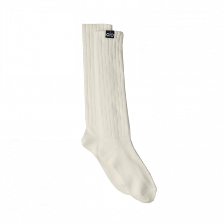 Alo Yoga Unisex Scrunch Sock Bone