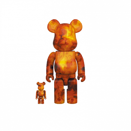 Bearbrick SSUR Fire 100% & 400% Set