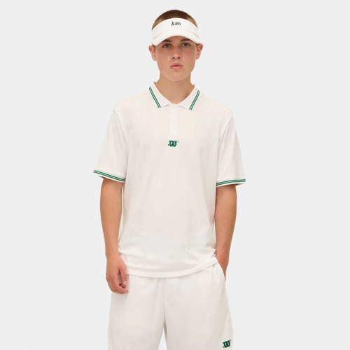 Футболка поло Kith for Wilson Renshaw Court Polo White