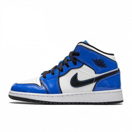 Air Jordan 1 Mid Signal Blue (GS)
