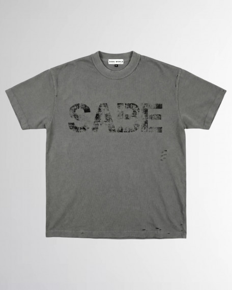 Футболка Sabe T-Shirt Di Mosca Acid Wash Dark Grey