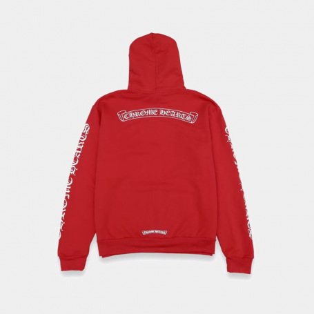 Худи Chrome Hearts Classic Logo Hoodie Red