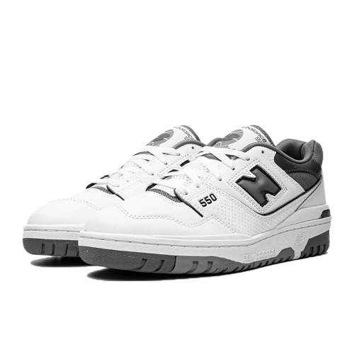 New Balance 550 White Grey Dark Grey