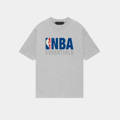 Футболка Fear of God Essentials x NBA Tee Light Heather