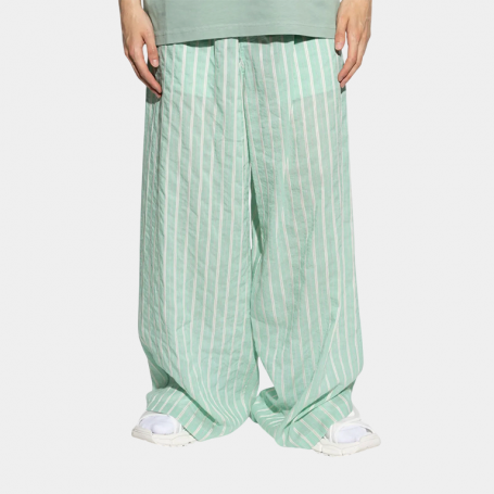 Штаны Balenciaga Striped Pajama Pants Green