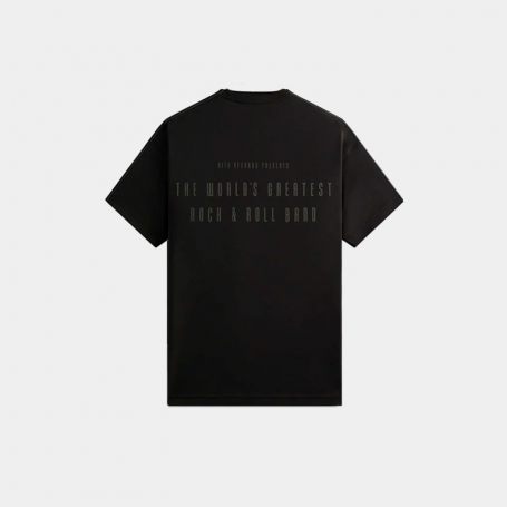 Футболка Kith x The Rolling Stones Monogram Tongue Tee Black