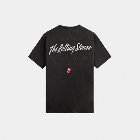 Футболка Kith x The Rolling Stones Mick Jagger Concert Photo Vintage Tee Black