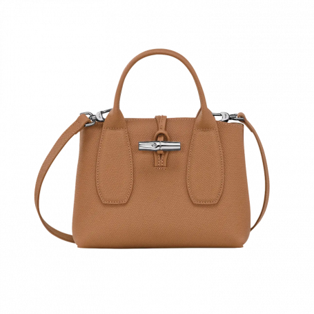 Longchamp Le Roseau S Top Handle Bag Metallic Bamboo