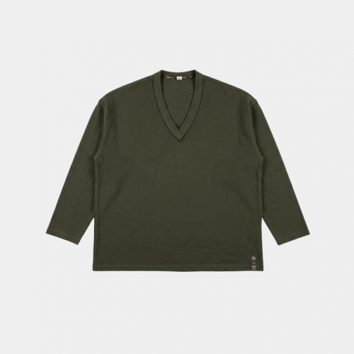 Лонгслив Algebraic Average Hunter V-Neck Long Sleeve Khaki