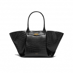 DeMellier The New York Croc-Effect Black