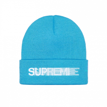 Supreme Motion Logo Beanie (SS23) Bright Blue