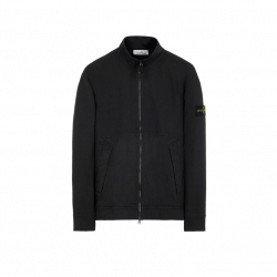 Stone Island  Zip-Up Sweatshirt Black