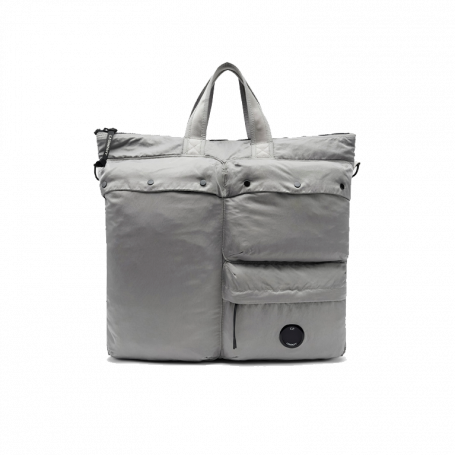 C.P.Company Nylon B Tote Garment Dyed Drizzle Grey