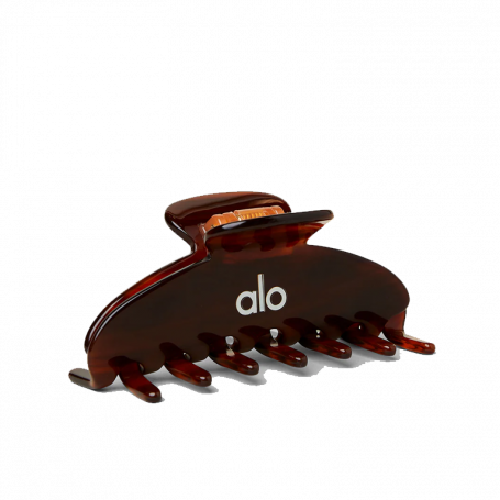 Alo Yoga 90's Claw Clip Brown Tortoise