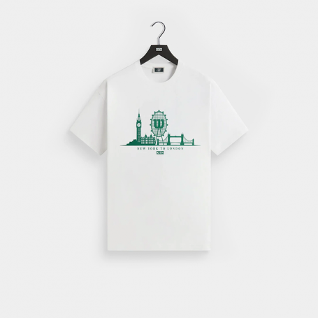Футболка Kith for Wilson NY To London Tee White