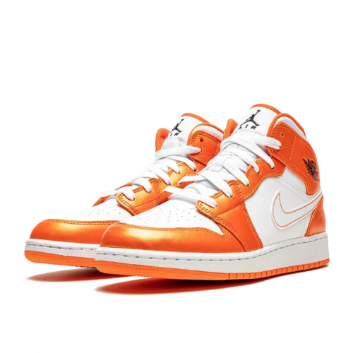 Air Jordan 1 Mid Metallic Orange (GS)