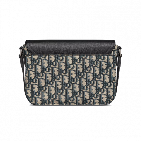 Dior Mini Saddle Bag With Strap Beige and Black