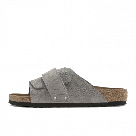Birkenstock Kyoto Nubuck Leather Desert Buck Regular Whale Gray