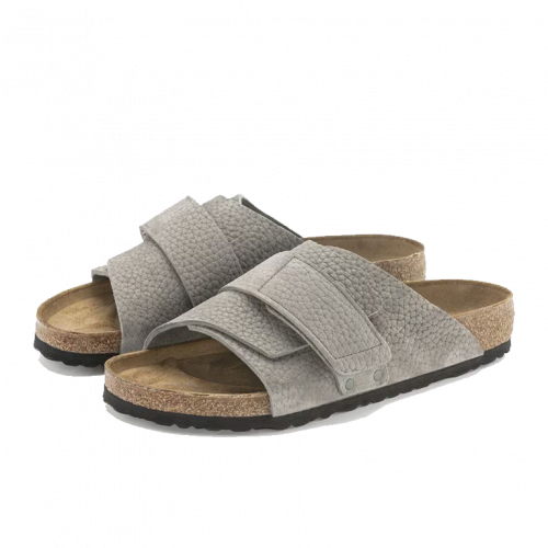 Birkenstock Kyoto Nubuck Leather Desert Buck Regular Whale Gray