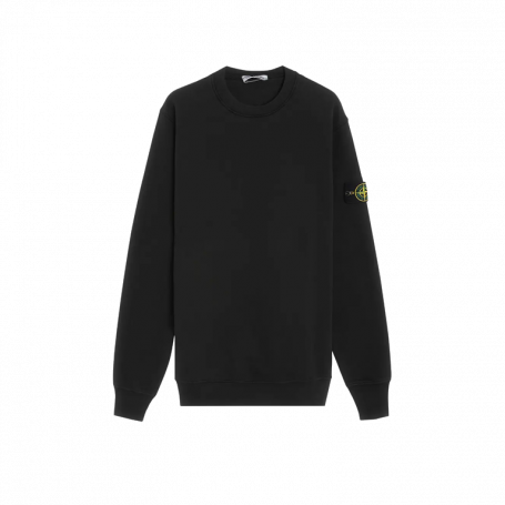 Stone Island Garment Dyed Classic Sweatshirt Black