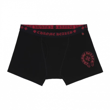 Боксеры Chrome Hearts Short Boxer Brief Black/Red