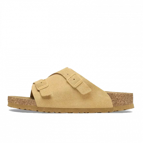 Birkenstock Zurich Suede Leather Regular Latte Cream