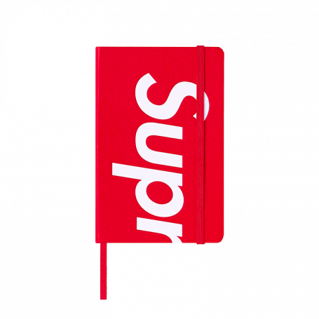 Supreme Moleskin Notebook Small Red