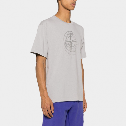 Футболка Stone Island Reflective One Badge Print