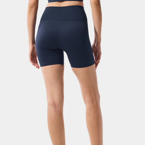 Шорты Alo Yoga 5' Seamless Ribbed Favorite Short Navy
